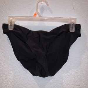 black swimsuit bottoms